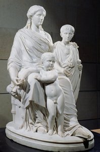 Cornelia, mãe dos dois irmãos Gracchi, 1861 (mármore)